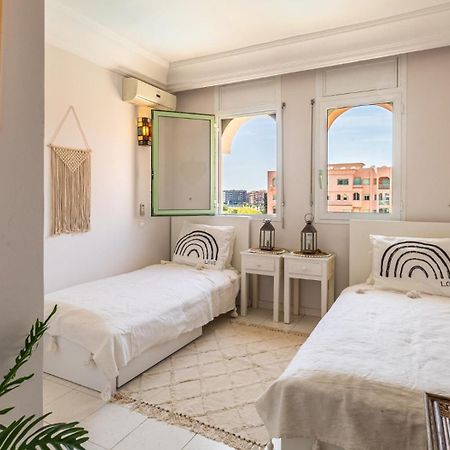 Ferienwohnung Charming 2-Bed Oasis Pool View Marrakesch Exterior foto