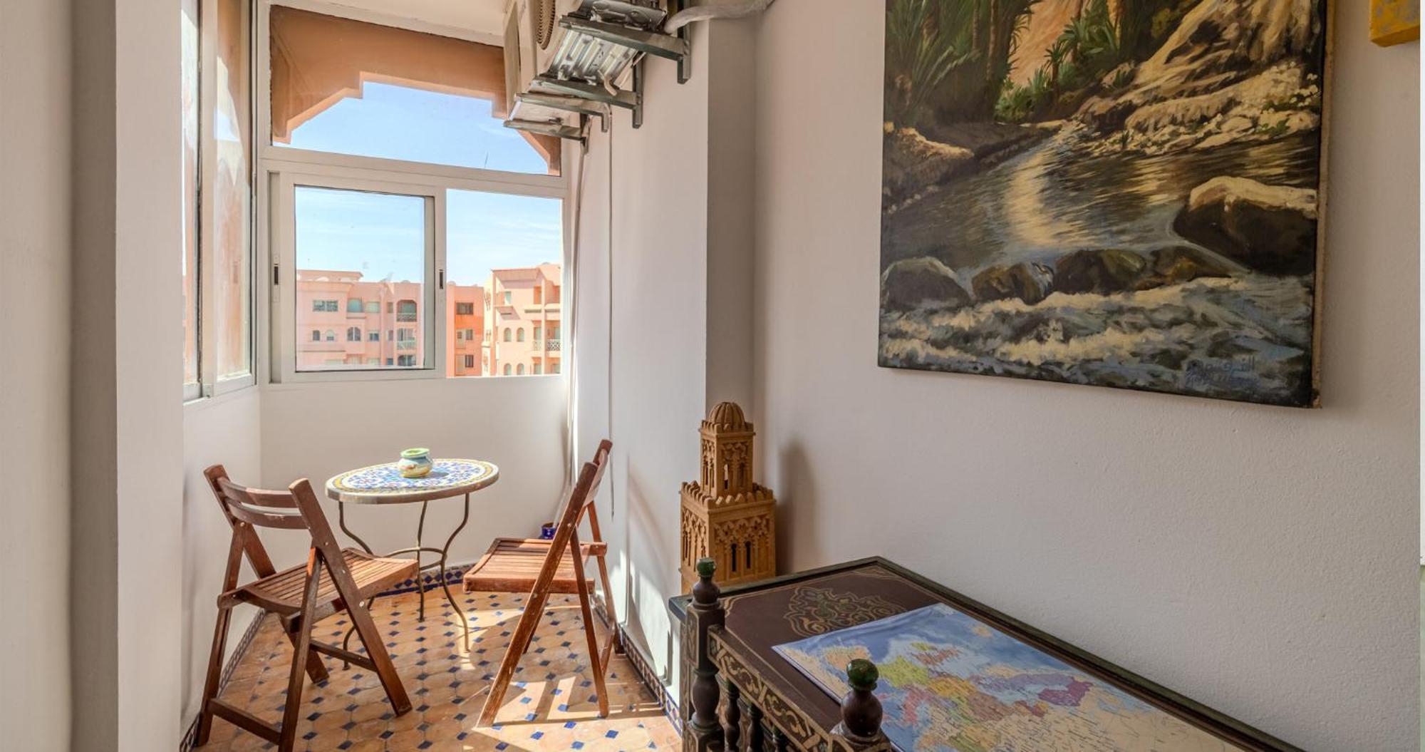 Ferienwohnung Charming 2-Bed Oasis Pool View Marrakesch Exterior foto